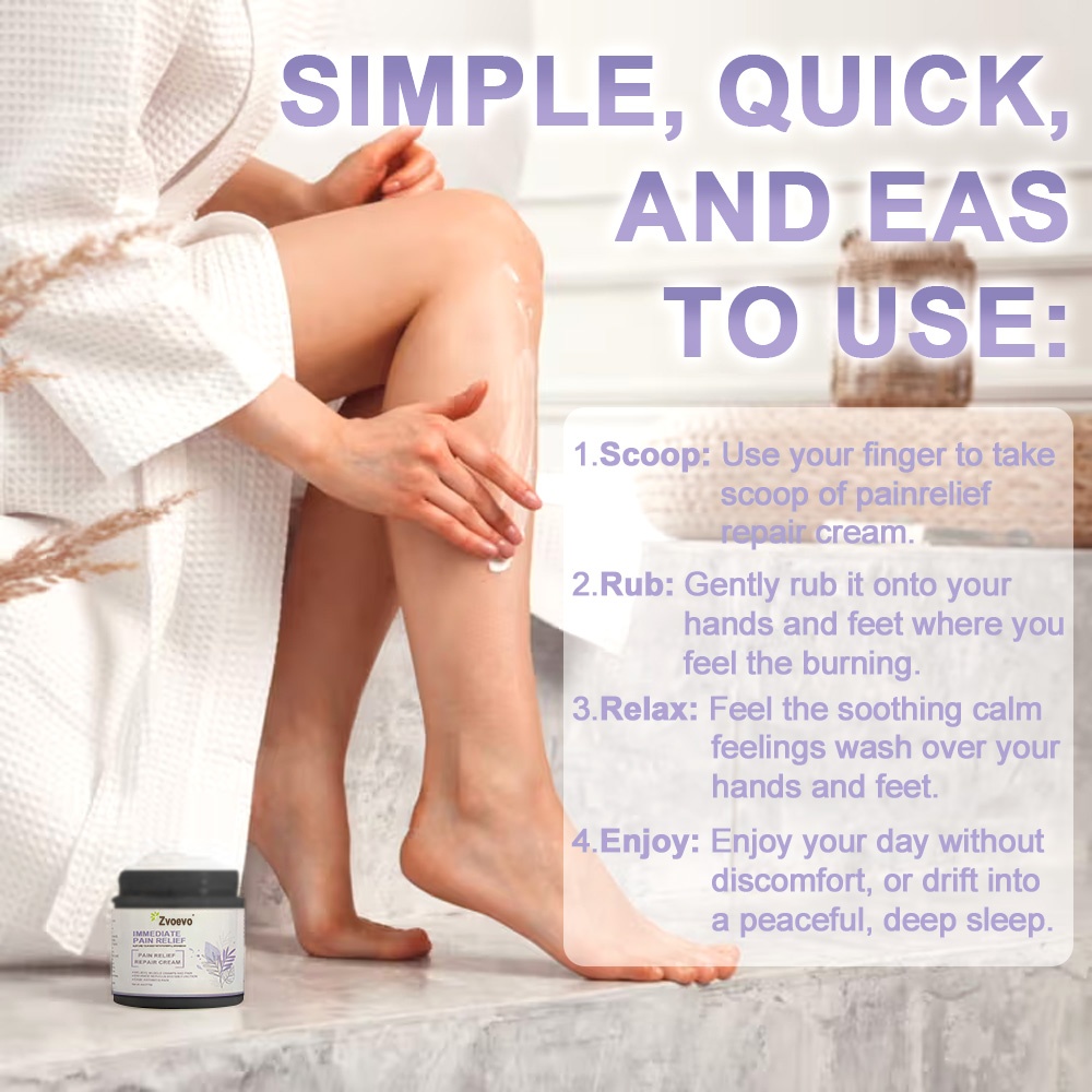 ✨ Zvoevo® Magnesium Pain Relief Cream – Powered by Natural Ingredients(Treatment for arthritis, neuropathyy, rheumatic diseases, muscle spasms, twitches and sports injuries)