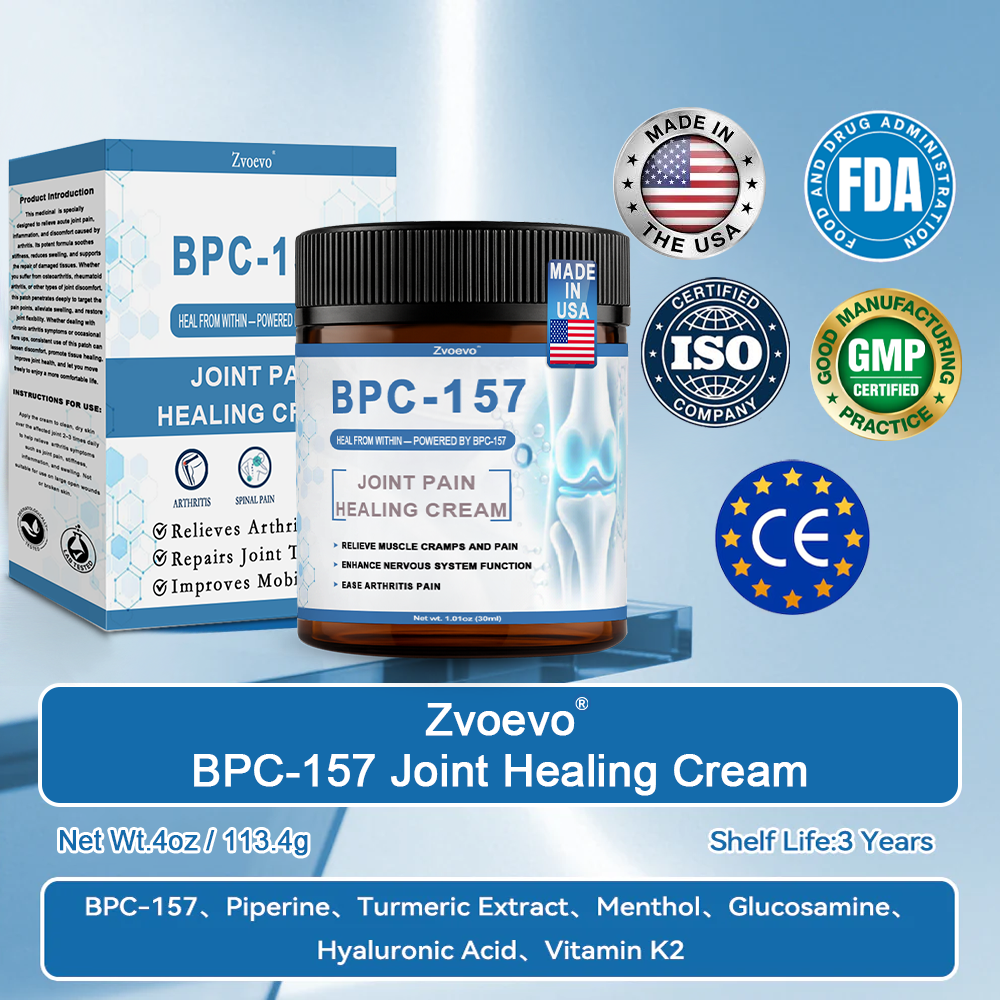 Zvo𝐞𝐯𝗼® BPC-157 Joint Healing Cream 🇺🇸 (🏅Treatment for arthritis, neuropathyy, rheumatic diseases, muscle spasms, sports injuries and twitches)