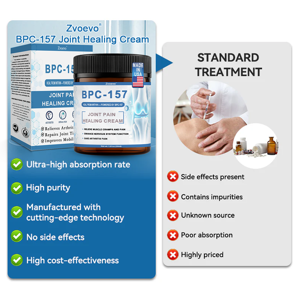 Zvo𝐞𝐯𝗼® BPC-157 Joint Healing Cream 🇺🇸 (🏅Treatment for arthritis, neuropathyy, rheumatic diseases, muscle spasms, sports injuries and twitches)
