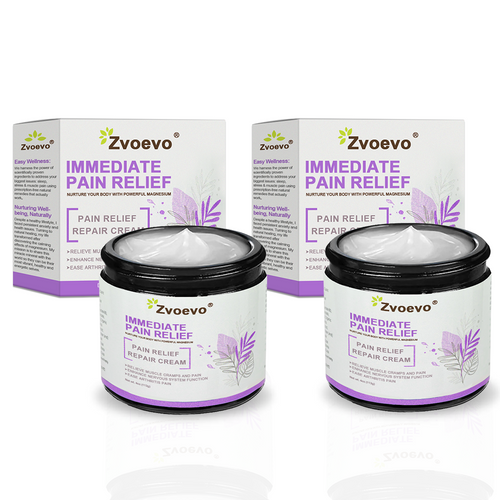 ✨ Zvoevo® Magnesium Pain Relief Cream – Powered by Natural Ingredients(Treatment for arthritis, neuropathyy, rheumatic diseases, muscle spasms, twitches and sports injuries)
