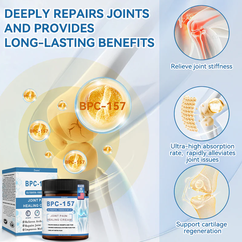 Zvo𝐞𝐯𝗼® BPC-157 Joint Healing Cream 🇺🇸 (🏅Treatment for arthritis, neuropathyy, rheumatic diseases, muscle spasms, sports injuries and twitches)