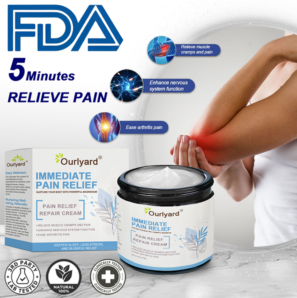 ✅Zvoevo® Magnesium Pain Healing Bone Cream (Effective relief for arthritis, nerve pain, rheumatic conditions, muscle spasms, and sports injuries)