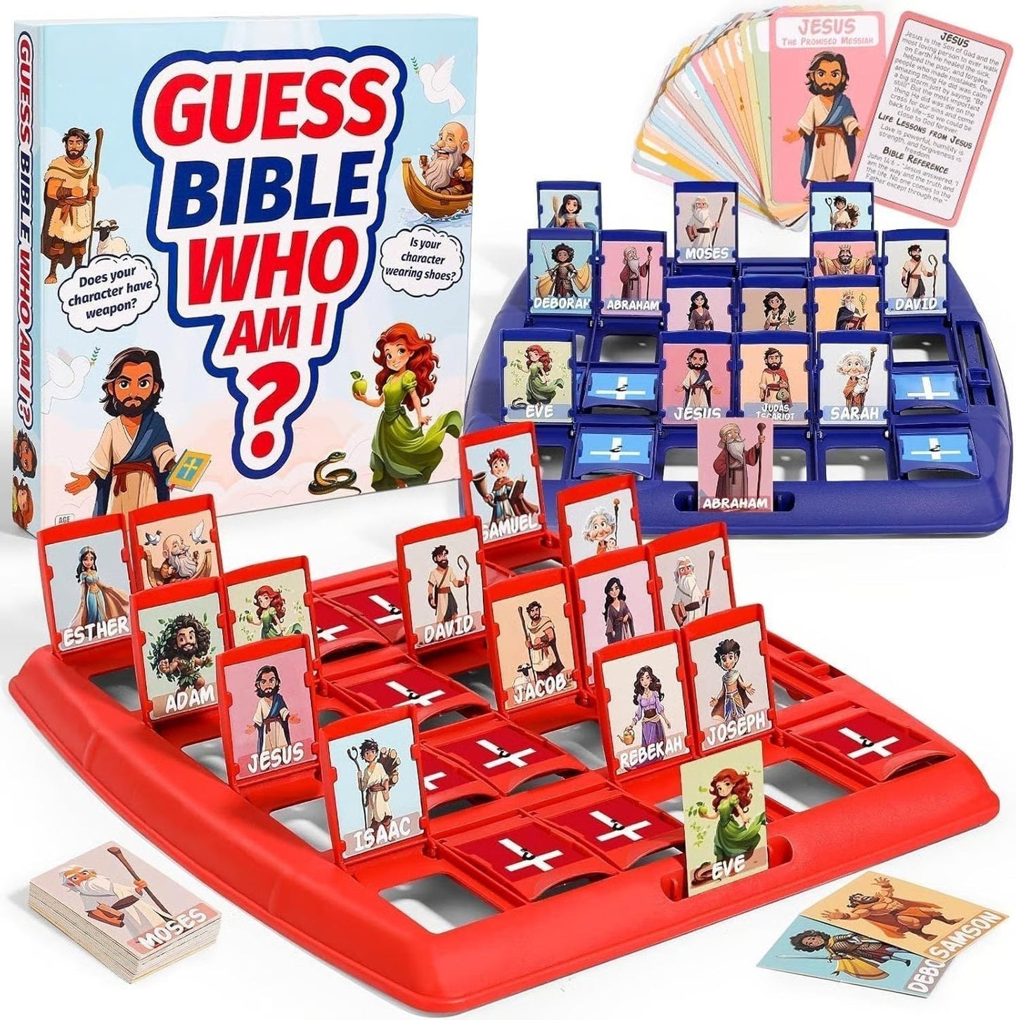 🔥🔥Hot Sale 49%⁉️Rekulo® Guess Bible Who Am I Board Games✝️