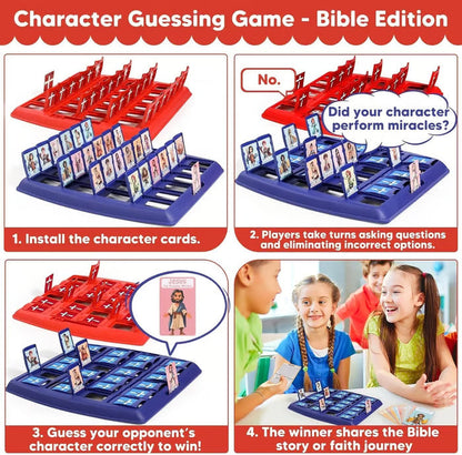 🔥🔥Hot Sale 49%⁉️Rekulo® Guess Bible Who Am I Board Games✝️